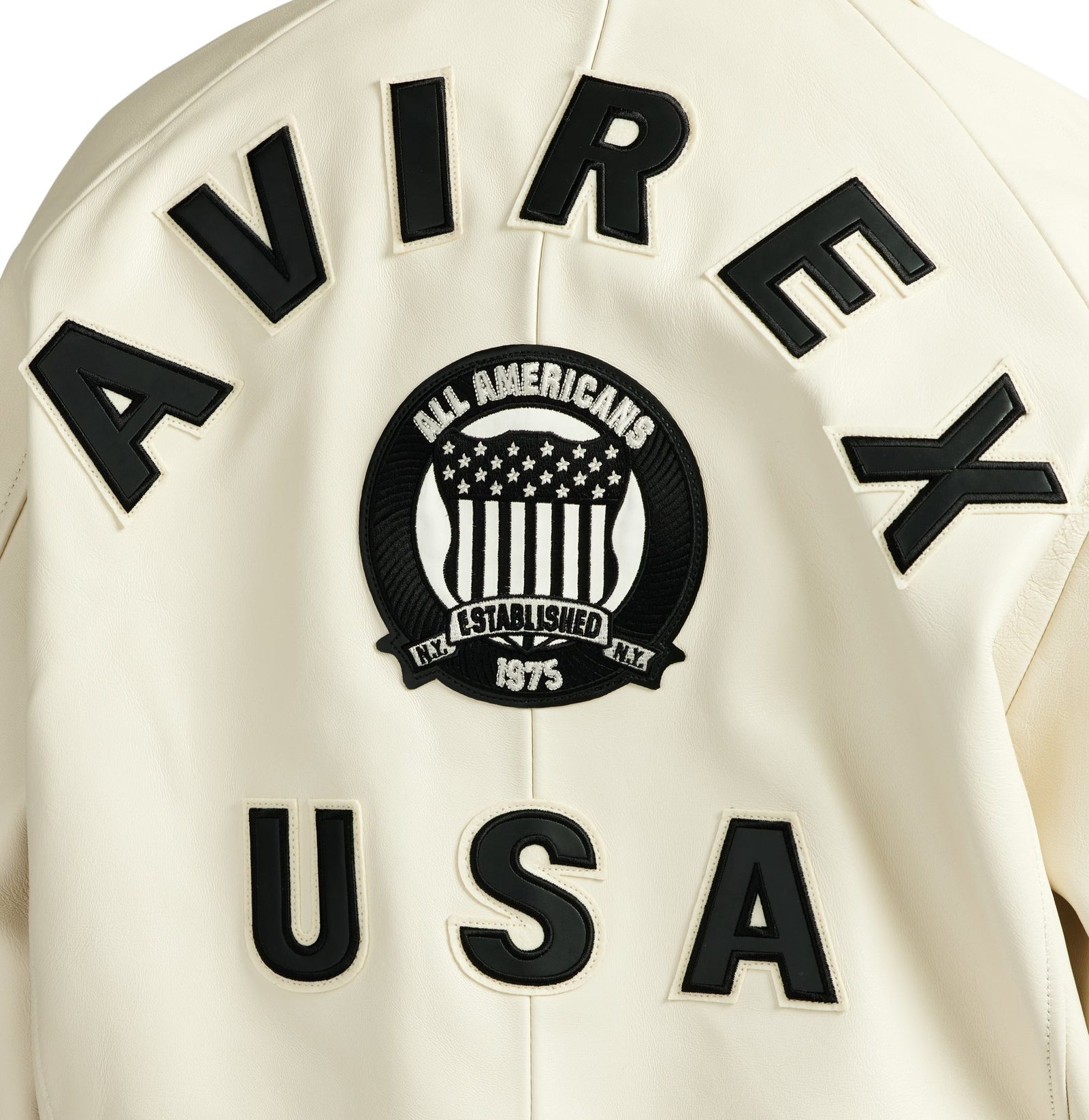Men’s Icon White Leather Bomber Jacket – American Flight Aviator Varsity Jacket – Vintage Style Real Leather Jacket for Men (1)