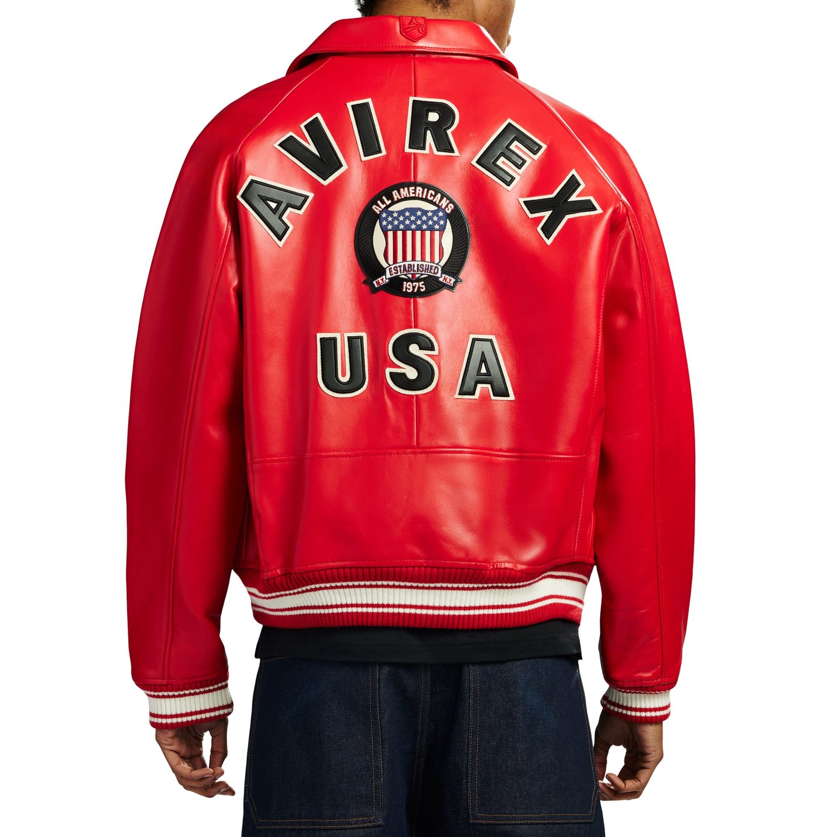 Men’s Icon SALVAGE RED Leather Bomber Jacket  American Flight Aviator Varsity Jacket Vintage Style Real Leather Jacket (3)