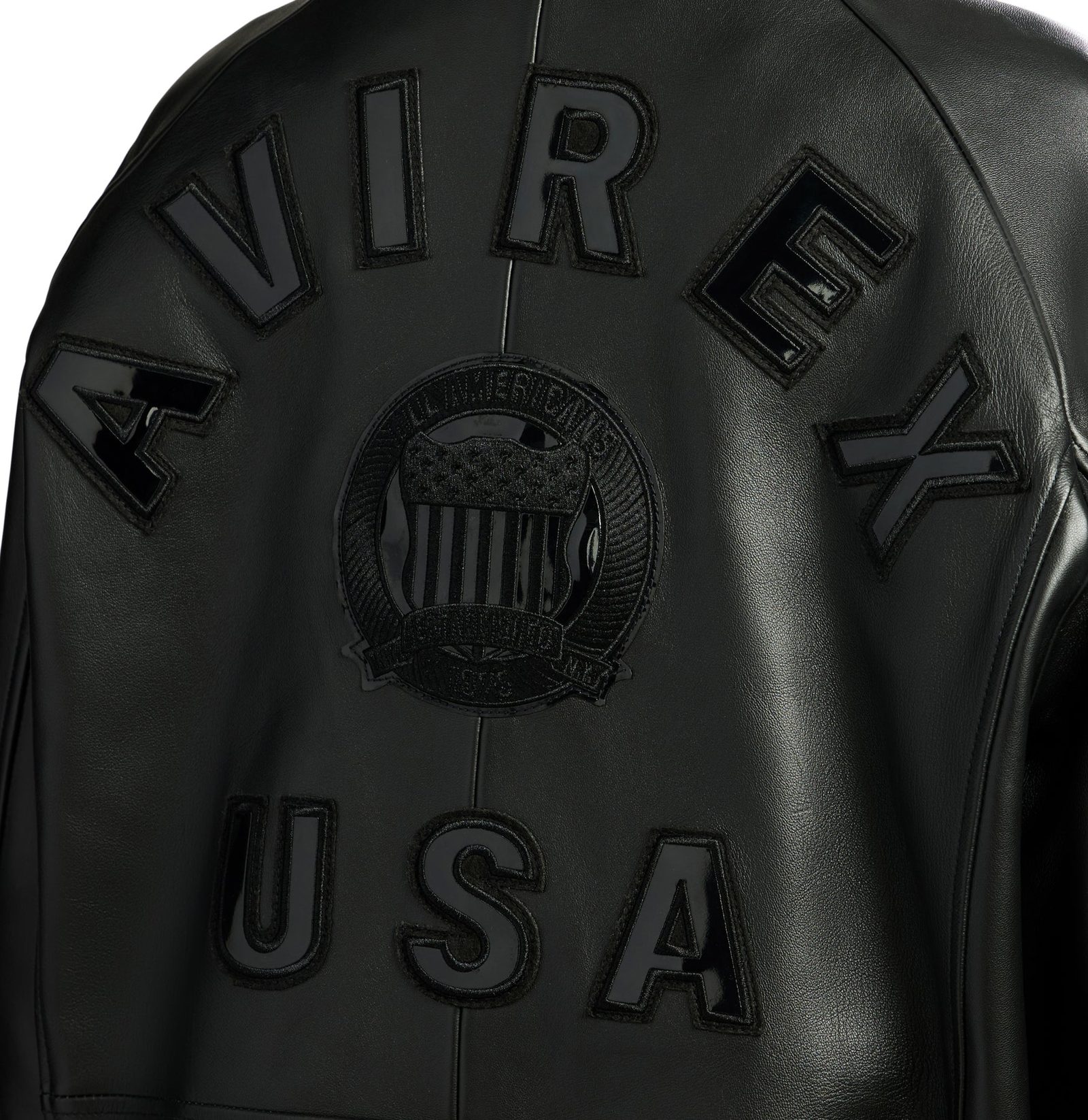 Men's Leather icon TRIPLE BLACK Bomber Jacket (1)