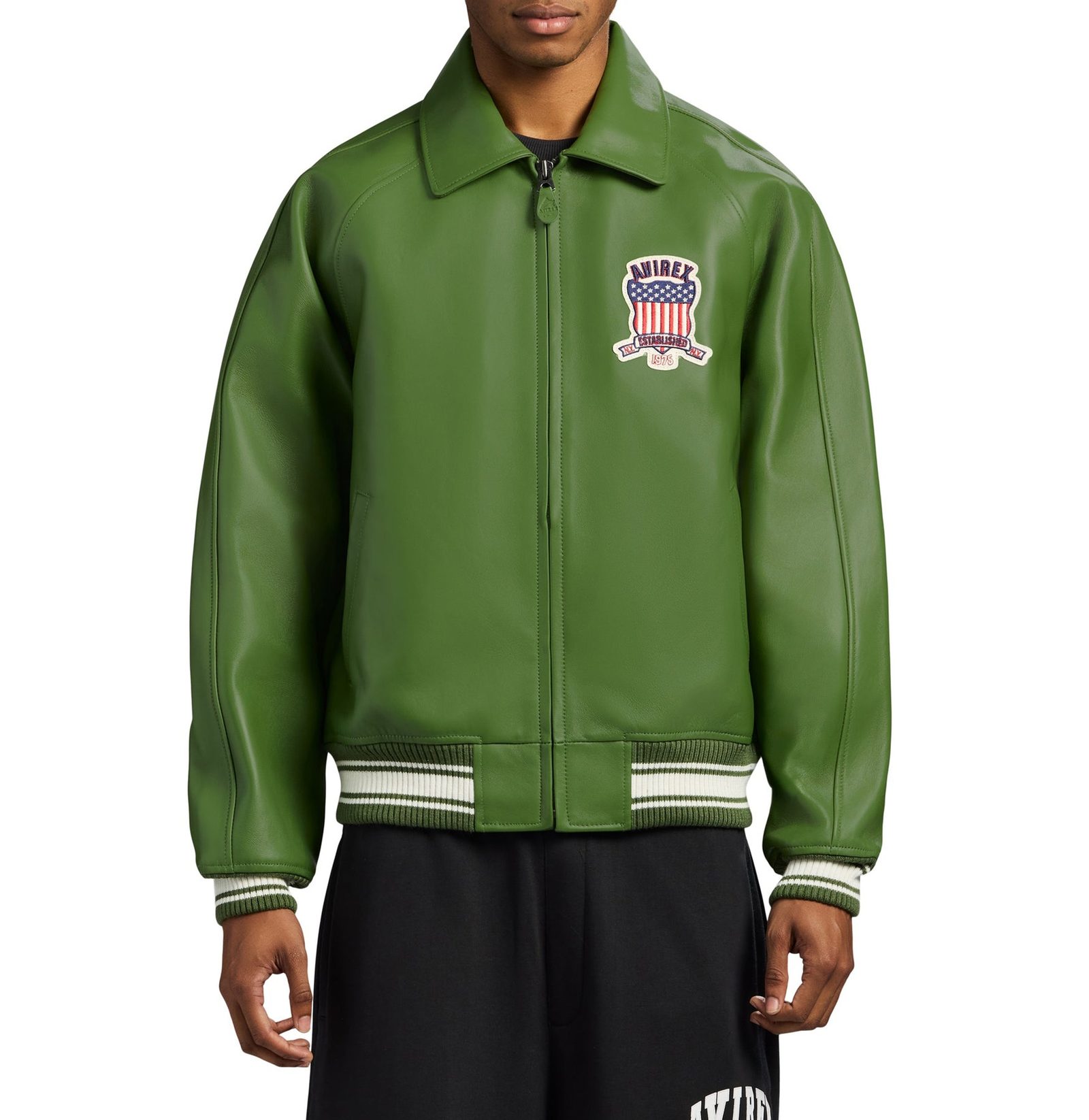 Men's Leather icon MOSS Bomber Jacket  (5)