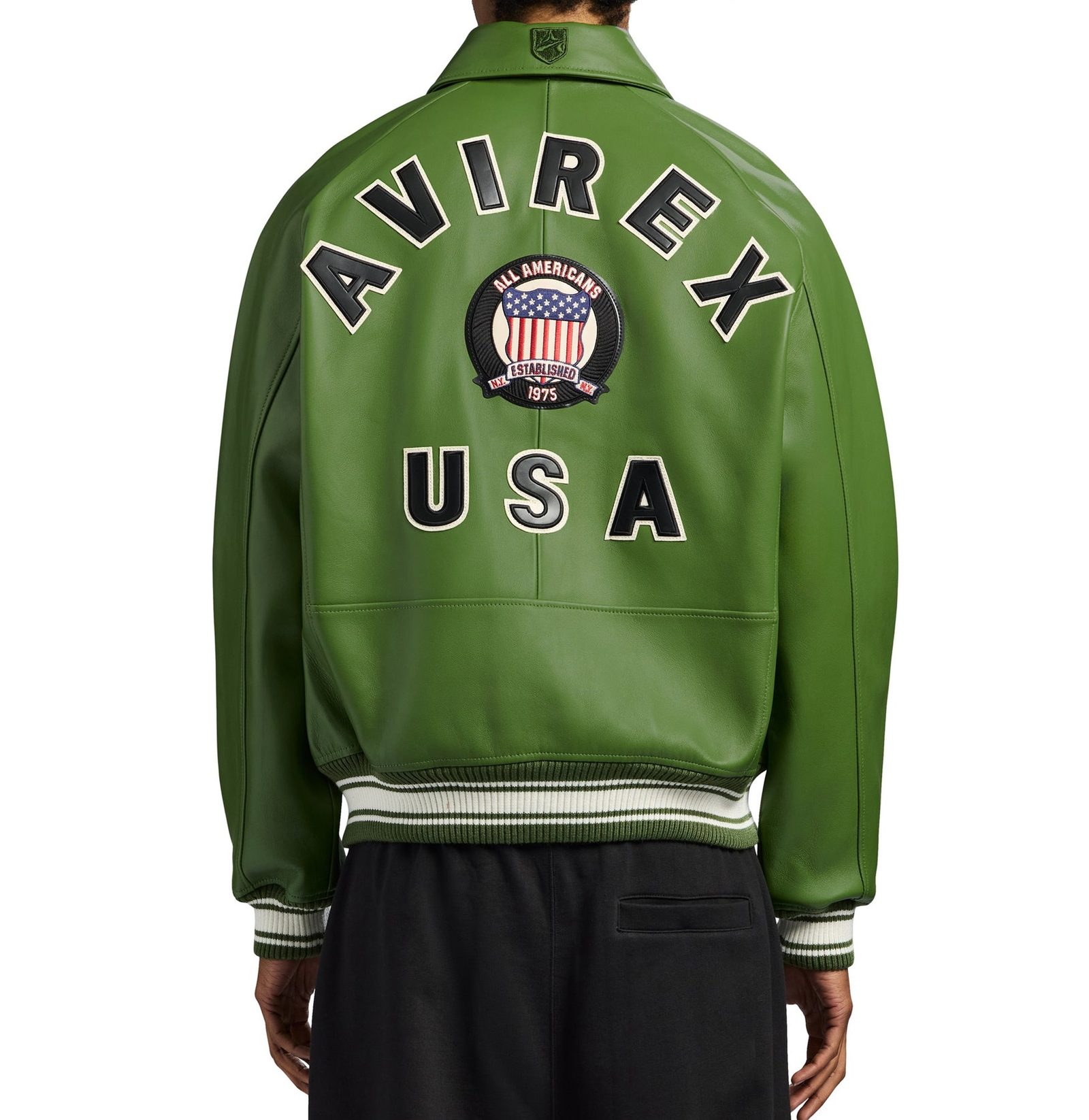 Men's Leather icon MOSS Bomber Jacket  (4)