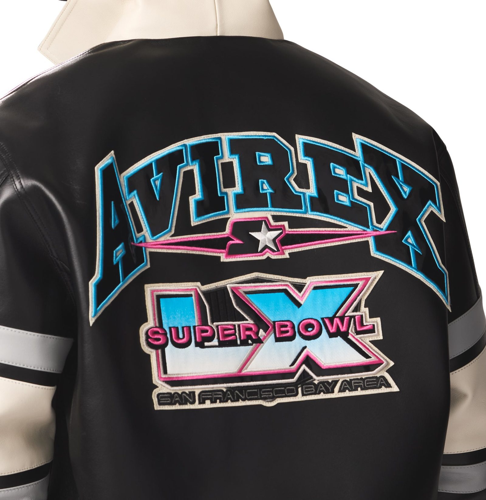 AVIREX X STARTER SUPER BOWL LX LEATHER JACKET (1)