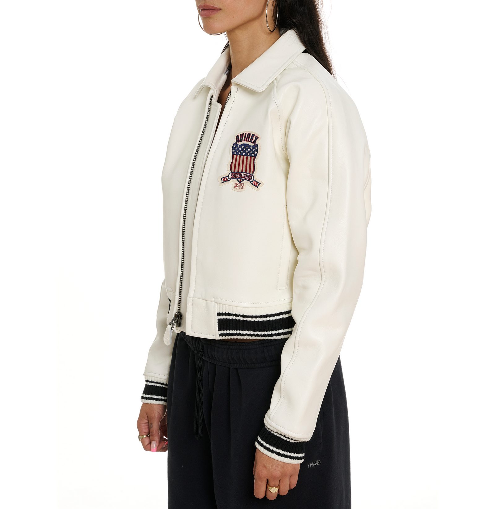 Women's Avirex SNOW WHITE icon jacket (4)