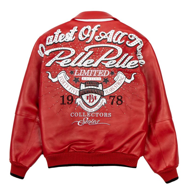 Pelle Pelle Women's Red Greatest Of All Time Jacket (6)