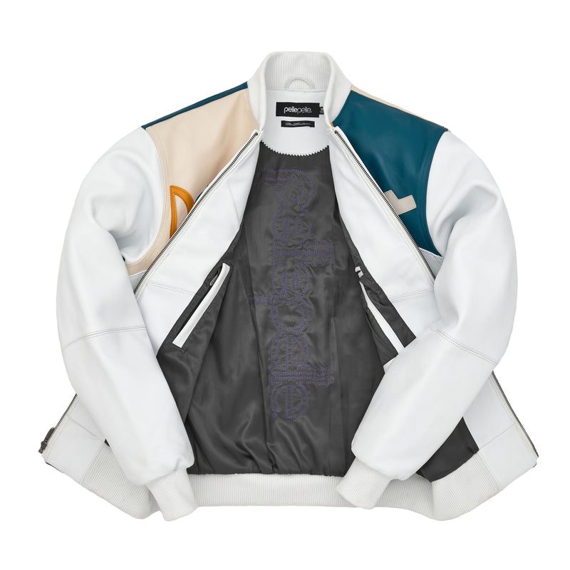 Women's Pelle Pelle White Picasso Leather Jacket | (3)