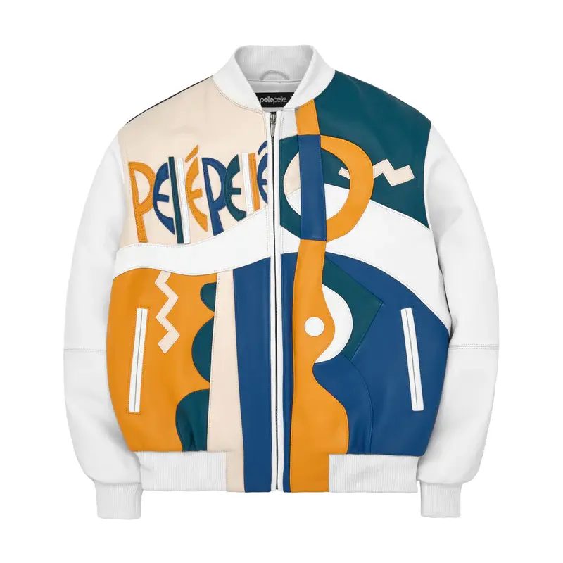 Women's Pelle Pelle White Picasso Leather Jacket | (7)