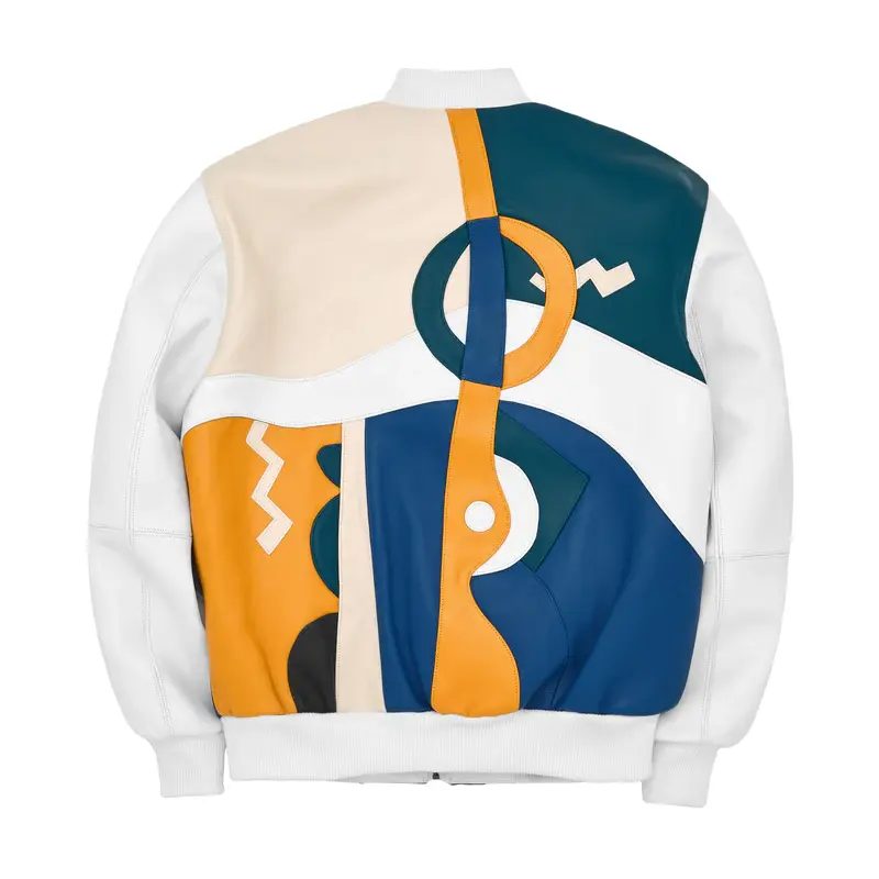 Women's Pelle Pelle White Picasso Leather Jacket | (6)