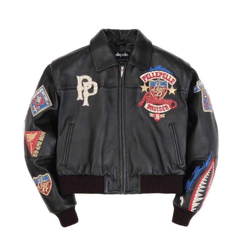 Women's Pelle Pelle American Bruiser Black MB Jacket (8)