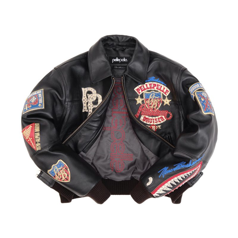 Women's Pelle Pelle American Bruiser Black MB Jacket (6)