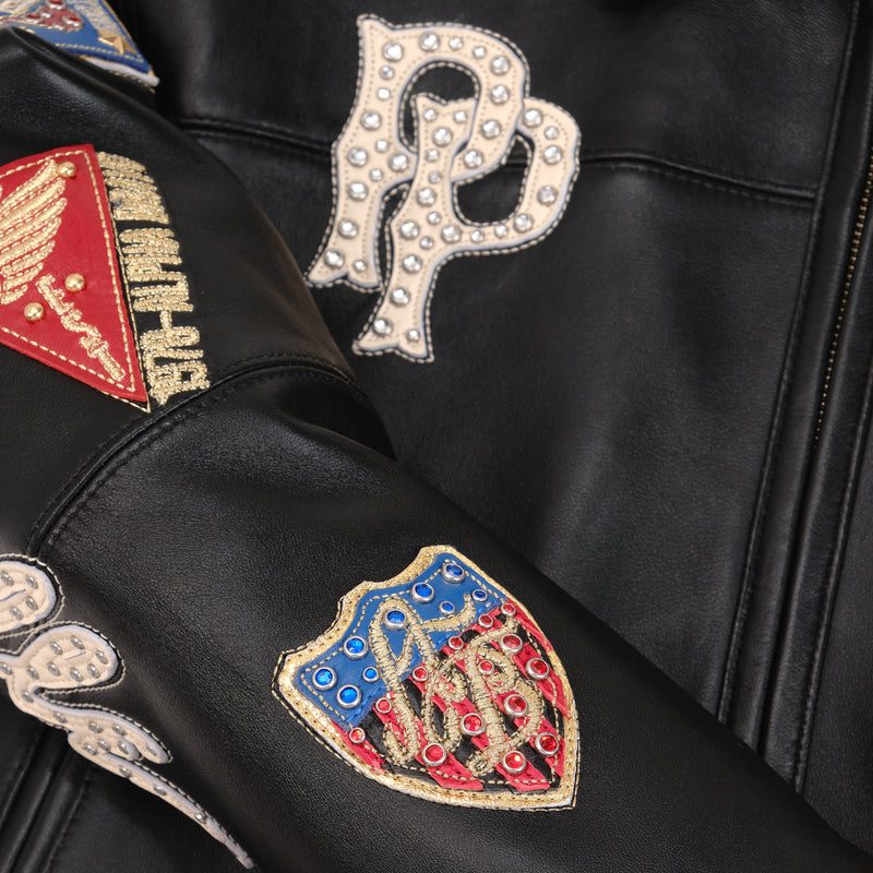 Women's Pelle Pelle American Bruiser Black MB Jacket (1)