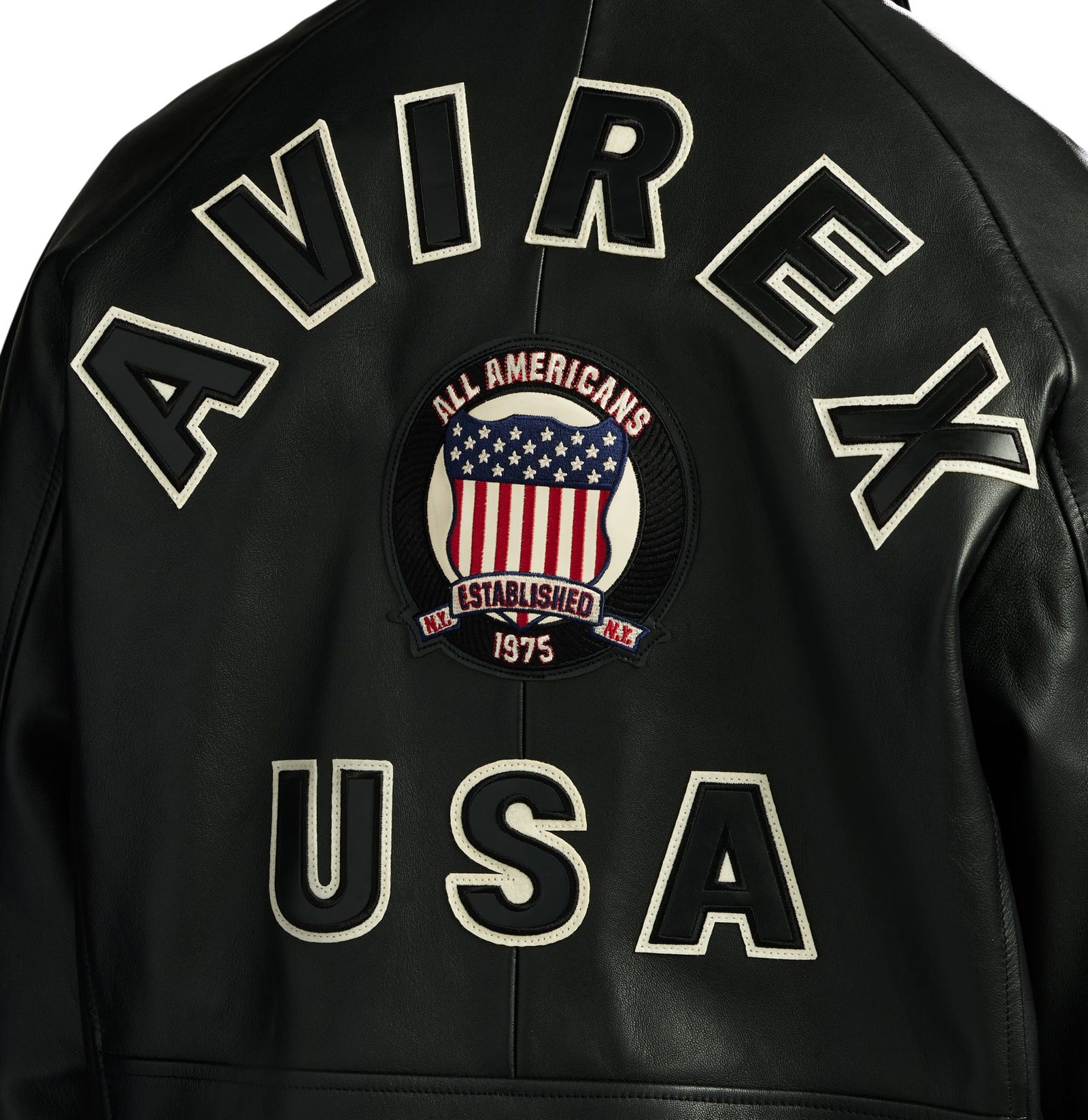 AVIREX BLACK ICON JACKET (3)