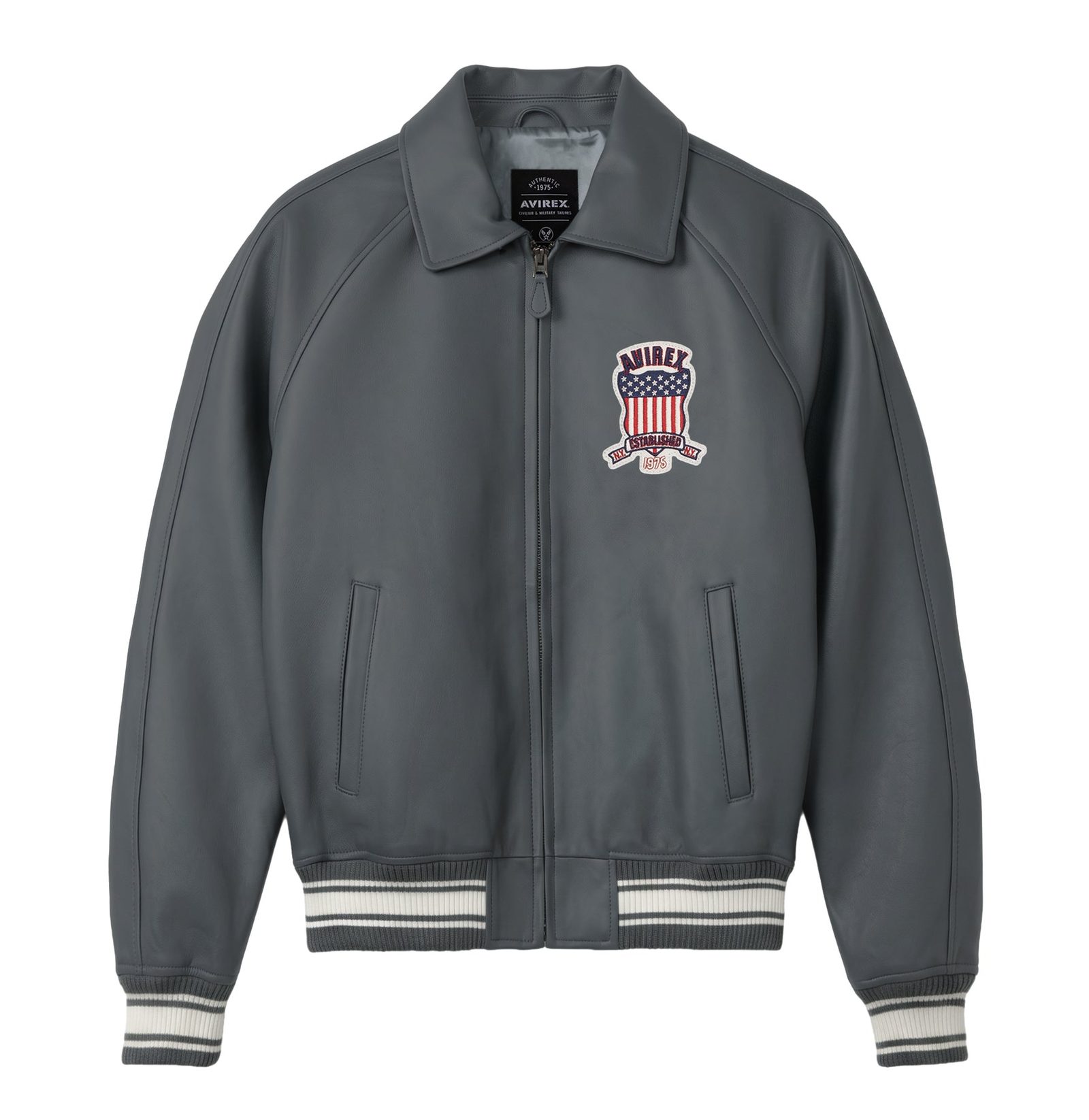Men's Avirex ICON Leather Jacket (7)