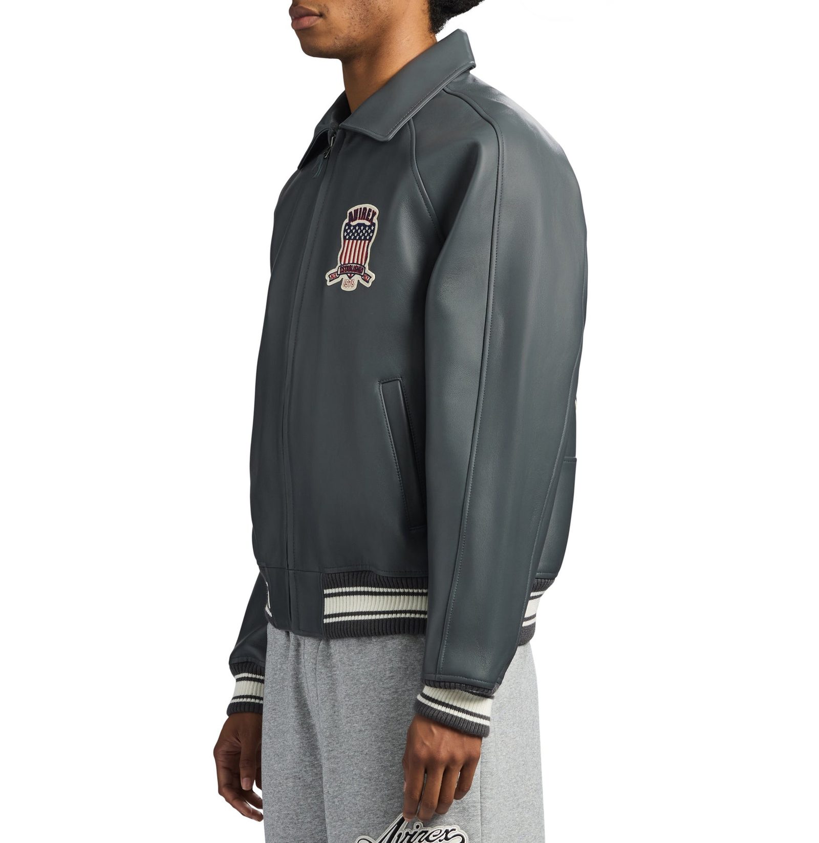 Men's Avirex ICON Leather Jacket (4)